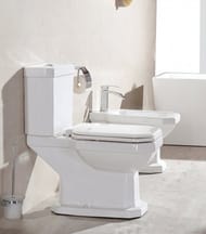 Унитаз-компакт Caprigo Tempo 420х670х750 без сиденья, выпуск в стену, белый 4713