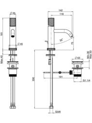 ��������� ��� �������� FIMA Carlo Frattini SPILLO UP ������ �����, � �/�, ���� F3031TXSXCR
