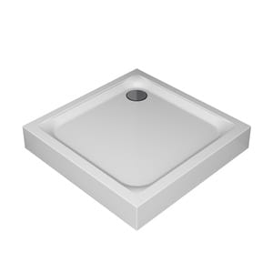 Душевой поддон AM.PM Gem Square (900х900х150) с сифоном, белый
