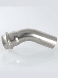 Пресс угольник VALTEC 76.1х76.1а, 45° нерж. сталь, VTi.958.I.007676