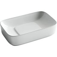 Раковина накладная Ceramicanova Element 600х375х145, прямоугольная, белый CN5021
