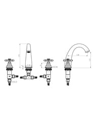 ��������� Boheme Crystal 297-CRST ��� ��������, �� 3 ���������, �������������, ������