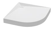 Экран GOOD DOOR BAS ABS Essentia R 900х900 Soft-touch, цвет: белый (радиусный)