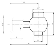 ������ ��������� Migliore RICAMBI ��� ������� ������� 1/2"�3/4", ���� ML.RIC-30.100.CR