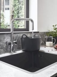 Смеситель Hansgrohe Talis M54 для кухни U 220 с запорным вентилем, 1jet хром 72807000 — изображение 2