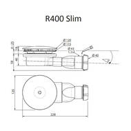 ����� Radaway R400Slim Siphon 90 R400