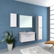 Тумба под умывальник Dreja Laguna 75 (720х310х500) подвесная, белая 99.0102