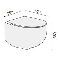 ������ ��������� AeT Italia DOT 2.0 365x380x530 ������������ ������ ���,������ ����. S555T0R0V6483