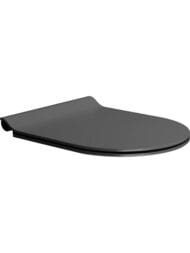 Уценка! Сиденье для унитаза GSI Slim NORM/PURA/KUBE X с микролифтом, цвет: черный матовый MS86CSN26