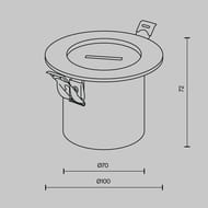 ���������� ���� Maytoni Parity (������) TRA130RSC-2B ������������ � ����������� ������� ������, IP20