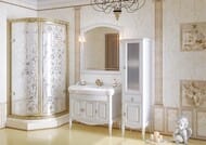 Тумба с раковиной Opadiris Лоренцо 100 (1000х535х912) напольная,белый мат. Z0000008219+030400-u-01