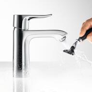 Смеситель Hansgrohe Metris 31204000 LowFlow для умывальника с фиксированным изливом