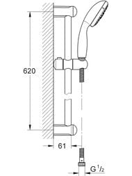 ������� �������� Grohe Tempesta 27645001  100 ����� 4 ������, ������, �����, ����