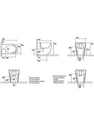 ���� ��������� Kerasan Nolita 532031*1 550�350�430 ������, �������, ���.��� ���������,������ �������