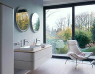 Раковина DURAVIT HAPPY D.2 PLUS 600х400 антигрязевое покрытие WonderGliss, белая 23596000001