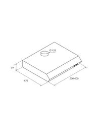 ������� JETAIR Senti SI/F/60 (600�470�77) 350 �3/�, 53 ��, ����������� PRF0023745C