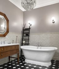Ванна из искуственного камня DEVON&DEVON AURORA (1710х870х705) отдельностоящая 1NAAURORA
