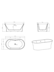 ����� ��������� BelBagno BB201-1500-800 1500�740�595 ��������, ���������������, ���������, �����