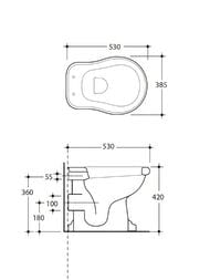 ���� ������� Kerasan Retro 101101 530�385�420 ��� �������� �����, ���. ������, �����