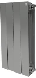 Радиатор биметаллический, 4 секции ROYAL THERMO PianoForte ВШГ:591х320х100 756 Вт Silver Satin
