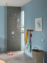 Настенный держатель верхнего душа Hansgrohe E 389 мм 27446000 — изображение 4