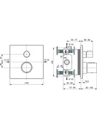 ��������� ��� �����/���� Ideal Standard CERATHERM C100 A7522A2 ���������, ��� �������� ������