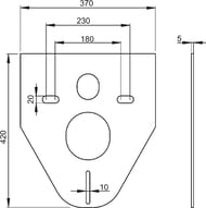Звукоизоляция ALCAPLAST M91 для подвесного унитаза и биде