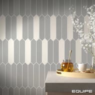 Плитка настенная EQUIPE LANSE GRAY (50х250) серая (кв.м.)