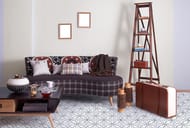 Плитка напольная NICEKER CHIC Bosham White (450х450) голубая NKR_CH_BS_WHI (кв.м.) 6шт./коробка