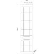 ����� ��������� Aqwella Manchester (350�1520�320) MAN0535 �������������, ���� �����