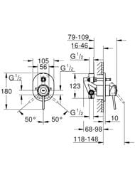 ��������� Grohe BauClassic 29047000 ��� �����/����, ������������