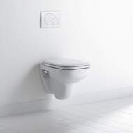 Унитаз подвесной DURAVIT D-CODE 350х480х355 горизонтальный выпуск 22110900002
