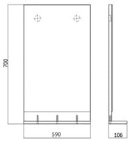 ������� BAND HOURS Elba (590�106�700) � ������, ����� ������/��� Elb600.11