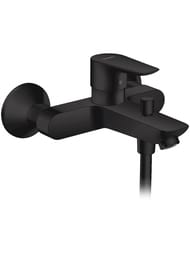 Смеситель Hansgrohe Talis E 71740670  для ванны однорычажный, настенный, черный матовый — миниатюра 1