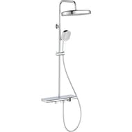 Душевая система ESKO ST350 верхний/ручной душ, смеситель с коротким изливом, хром