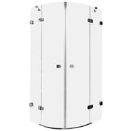 Душевой уголок RAVAK BRILLIANT BSKK4-100 (995х995х1950) распашные двери, стекло, хром+Transparent