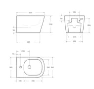 ������-������� BelBagno Fly-R 360�605�825 ������������, ���.������, ����� BB2149CPR+BB2149T