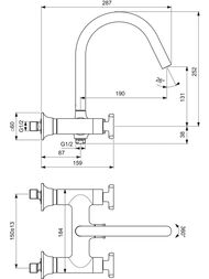 Ideal Standard JOY NEO ��������� ��� �����/���� BD160AA ���������, �������������, ����