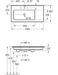  Villeroy & Boch VENTICELLO 4134 L1 R1 (1000500)  ,  , ceramicplus