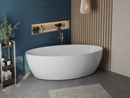Ванна акриловая BelBagno BB707-1860-880 (1860х880х600) отдельностоящая, белый