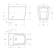 ���� ��������� BelBagno Prado (540�330�400) ����� BB10150B