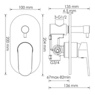 ��������� ��� �����/���� WasserKRAFT Donau 5341