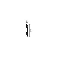 Плинтус гибкий Orac Decor SX165F (69х11х2000) белый (шт.)