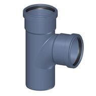 Тройник Poloplast 90х90х87,5°, канализационный, арт.2248