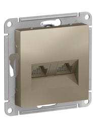 ������� Systeme Electric ATLASDESIGN ������� ������������ RJ45+RJ45 ��������� 5E ������� ATN000585