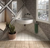 Керамогранитная плитка EQUIPE ART NOUVEAU Bone (200х200) бежевая, 24387 (кв.м.)