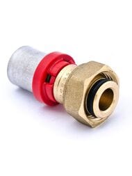 Евроконус пресс Tiemme 16х1/2" с накидной гайкой, для коллектора 1650028 / 1668G1604CZ