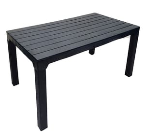Стол B:RATTAN Boston (140x78x73) антрацит