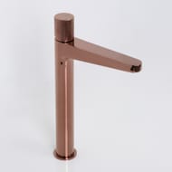Смеситель для раковины WasserKRAFT Paar 8803H однозахватный, высокий излив, цвет: розовое золото