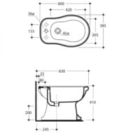 ���� ��������� Migliore BELLA 20593  (385�600�410) �����